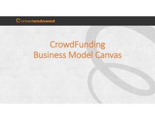 CrowdFunding 
Business Model Canvas
 