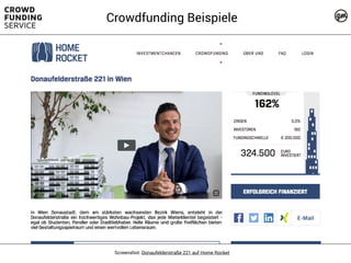 Screenshot: Donaufelderstraße 221 auf Home Rocket
Crowdfunding Beispiele
 
