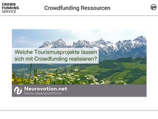 Crowdfunding Ressourcen
 