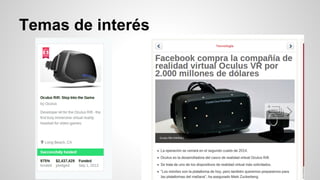 Temas de interés 
 