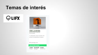 Temas de interés 
 