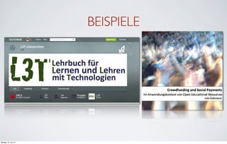 BEISPIELE




Montag, 18. Juni 12
 