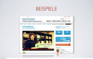 BEISPIELE




Montag, 18. Juni 12
 