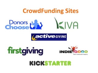 CrowdFunding Sites<br />