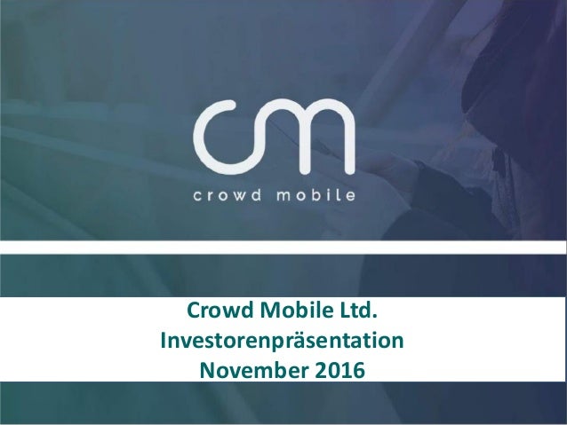 Crowd Mobile Unternehmensprasentation