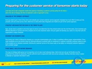 CONCLUSION:
THE FUTURE
OF CUSTOMER
SERVICE
STARTS TODAY

 
