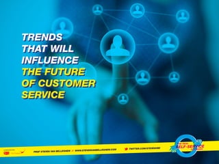 Trends that will influence
the future of customer service
Our society is evolving at breakneck speed and the mass consumer...