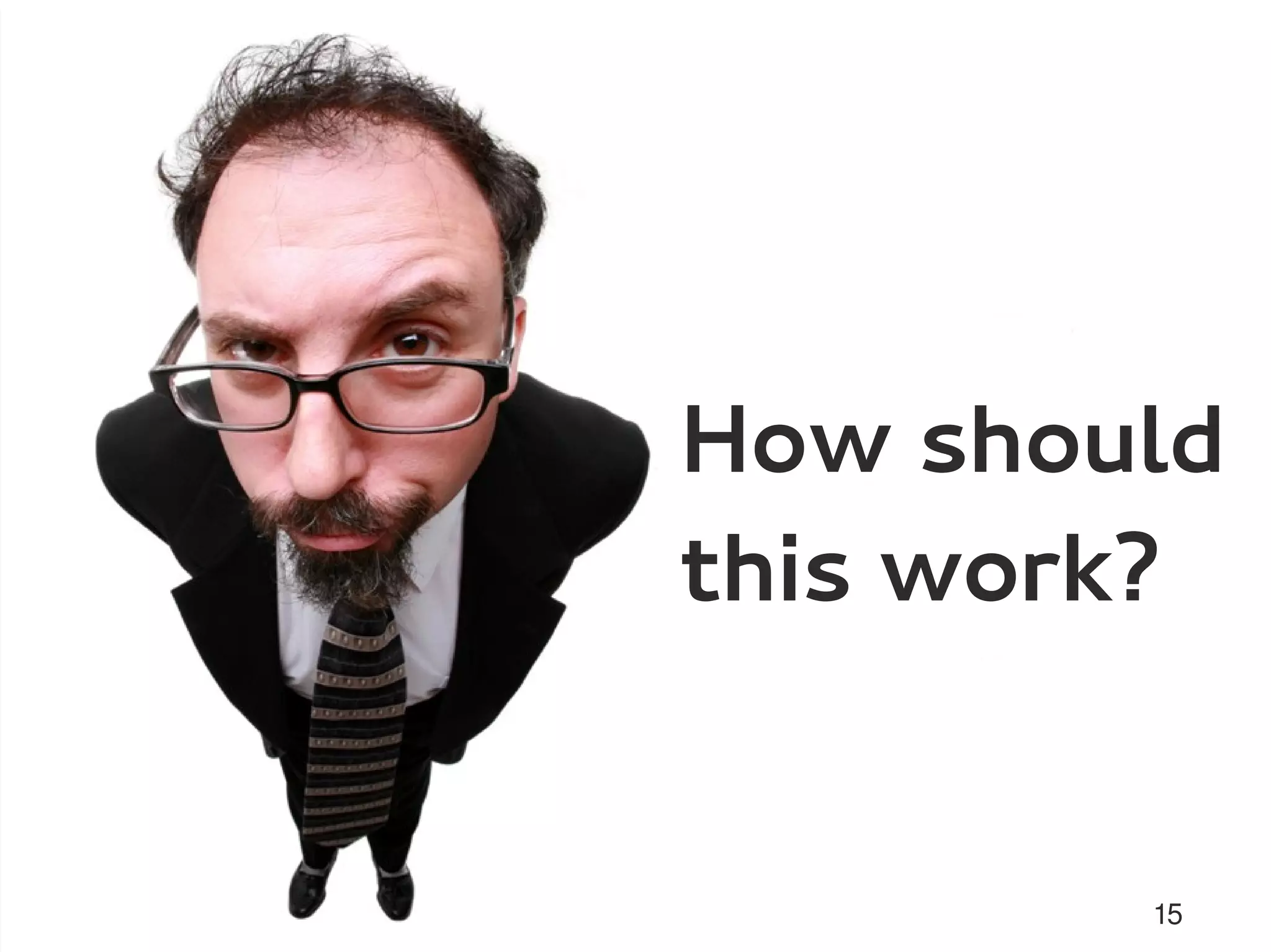 How should
this work?


        15
 