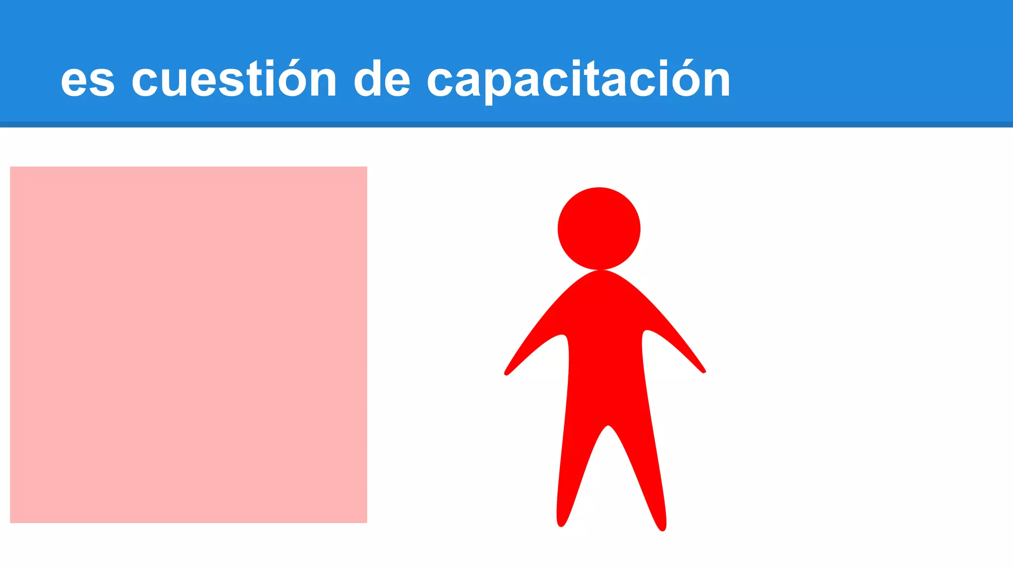 es cuestión de capacitación