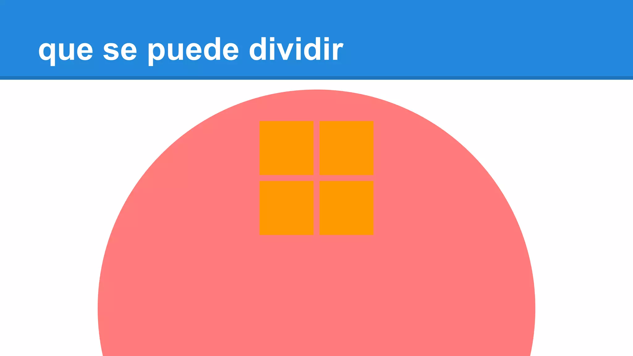 que se puede dividir