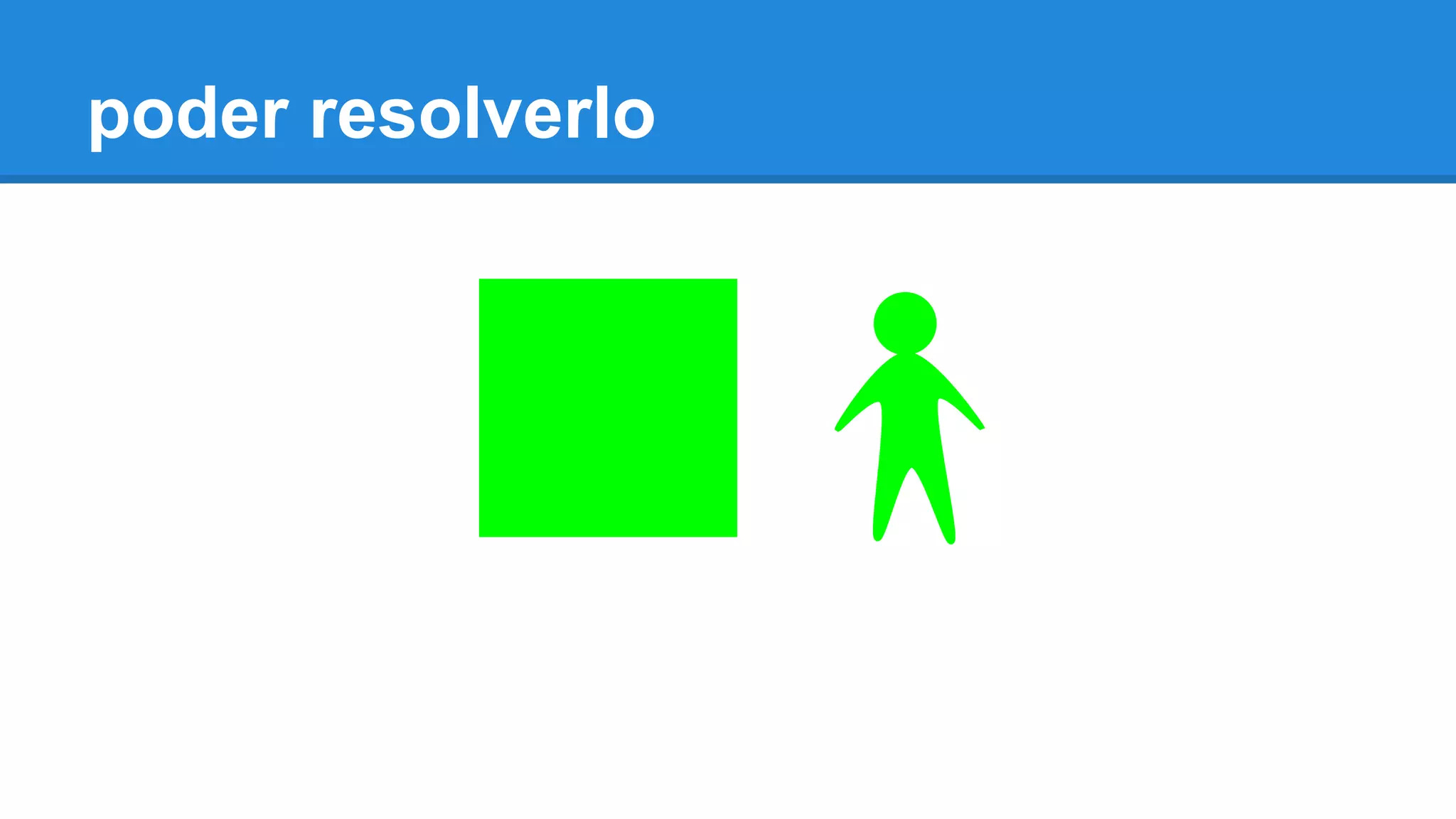 poder resolverlo