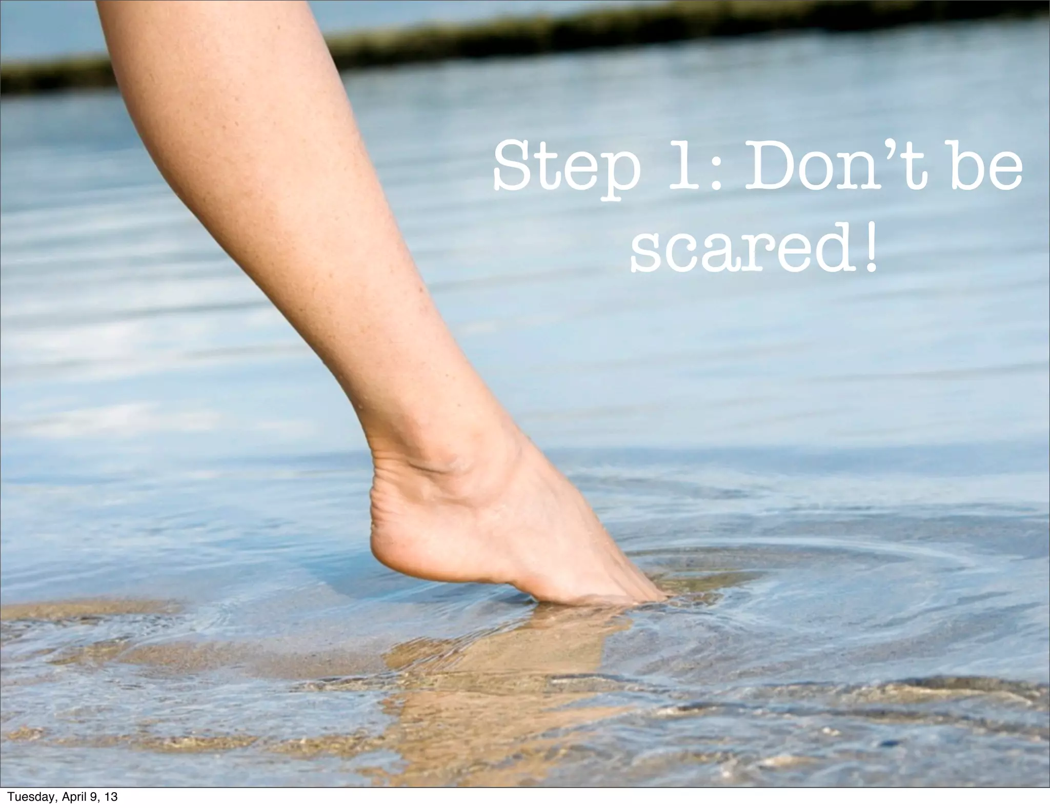 We should be asking

                       • not how to do
                         school better,
                         but how to do it
                         differently?




Tuesday, April 9, 13
 