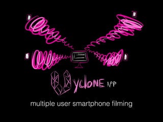 multiple user smartphone ﬁlming
 