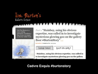Cadvre Exquis #burtonstory
 