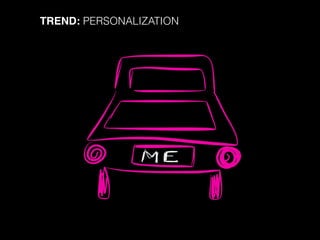 TREND: PERSONALIZATION
 
