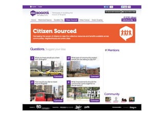 Improve	
  Public	
  Transport	
  wiki	
  …	
  crowd-­‐sourced	
  informaLon	
  
about	
  public	
  transport.	
  	
  	
  ...