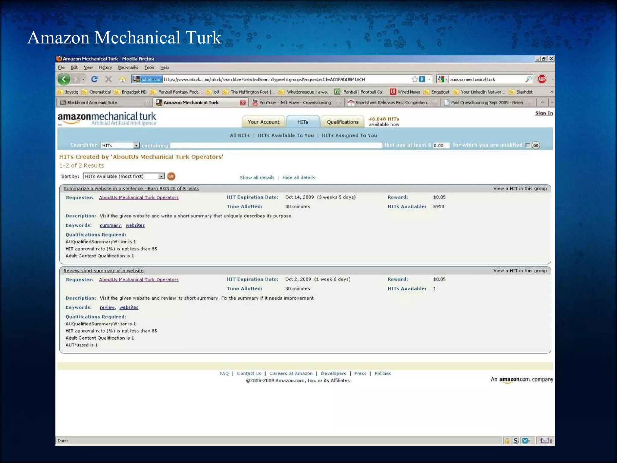 Amazon Mechanical Turk 