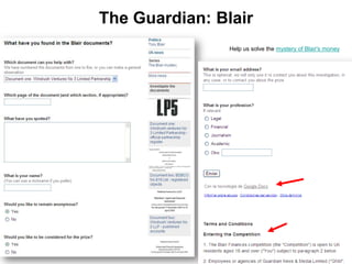 The Guardian: Blair
                Help us solve the mystery of Blair's money
 