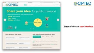 State-of-the-art user interface
 