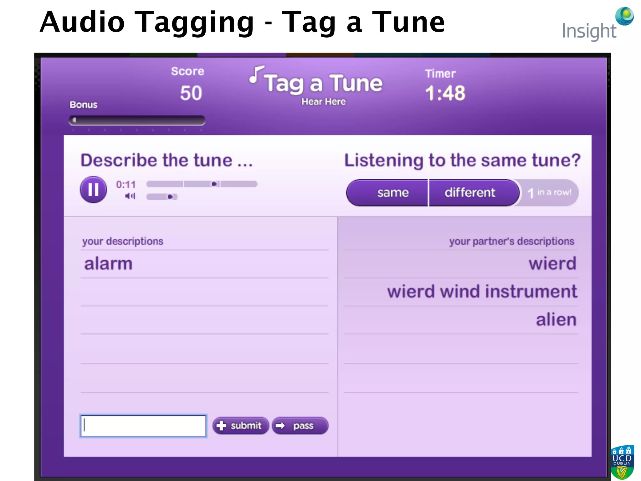 Audio Tagging - Tag a Tune
 