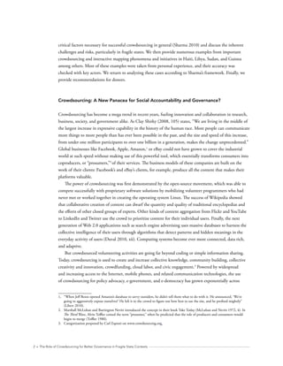 Crowdsourcing for Better Governance in Fragile States | PDF