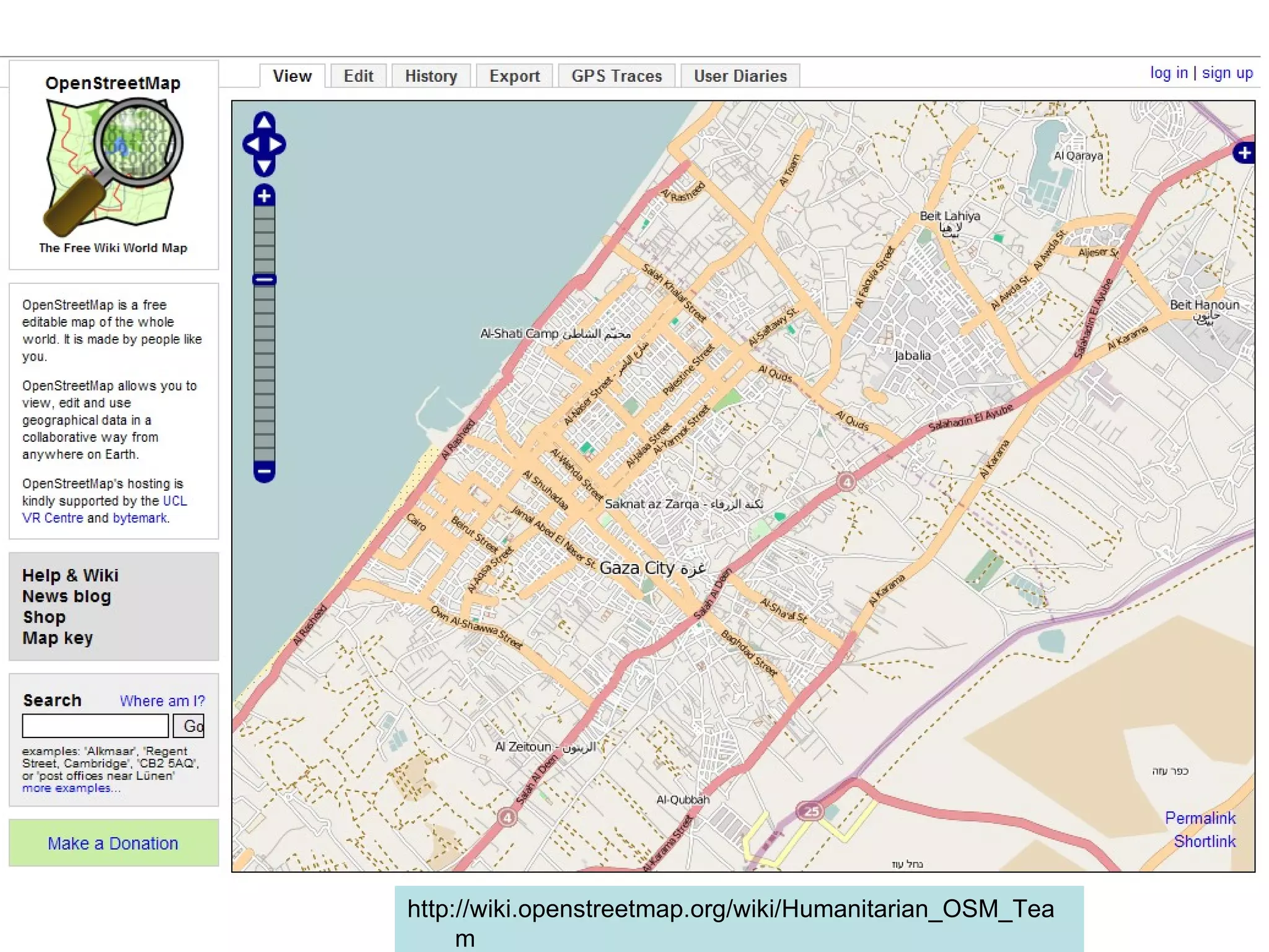 http://wiki.openstreetmap.org/wiki/Humanitarian_OSM_Team 