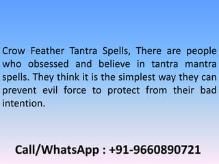 Crow feather tantra spells | PPTX