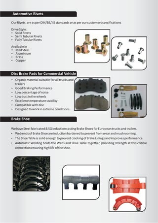Crown Brakes, New Delhi, Commercial Vehicle | PDF