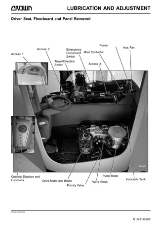 Crown esr4000 series forklift service repair manual | PDF
