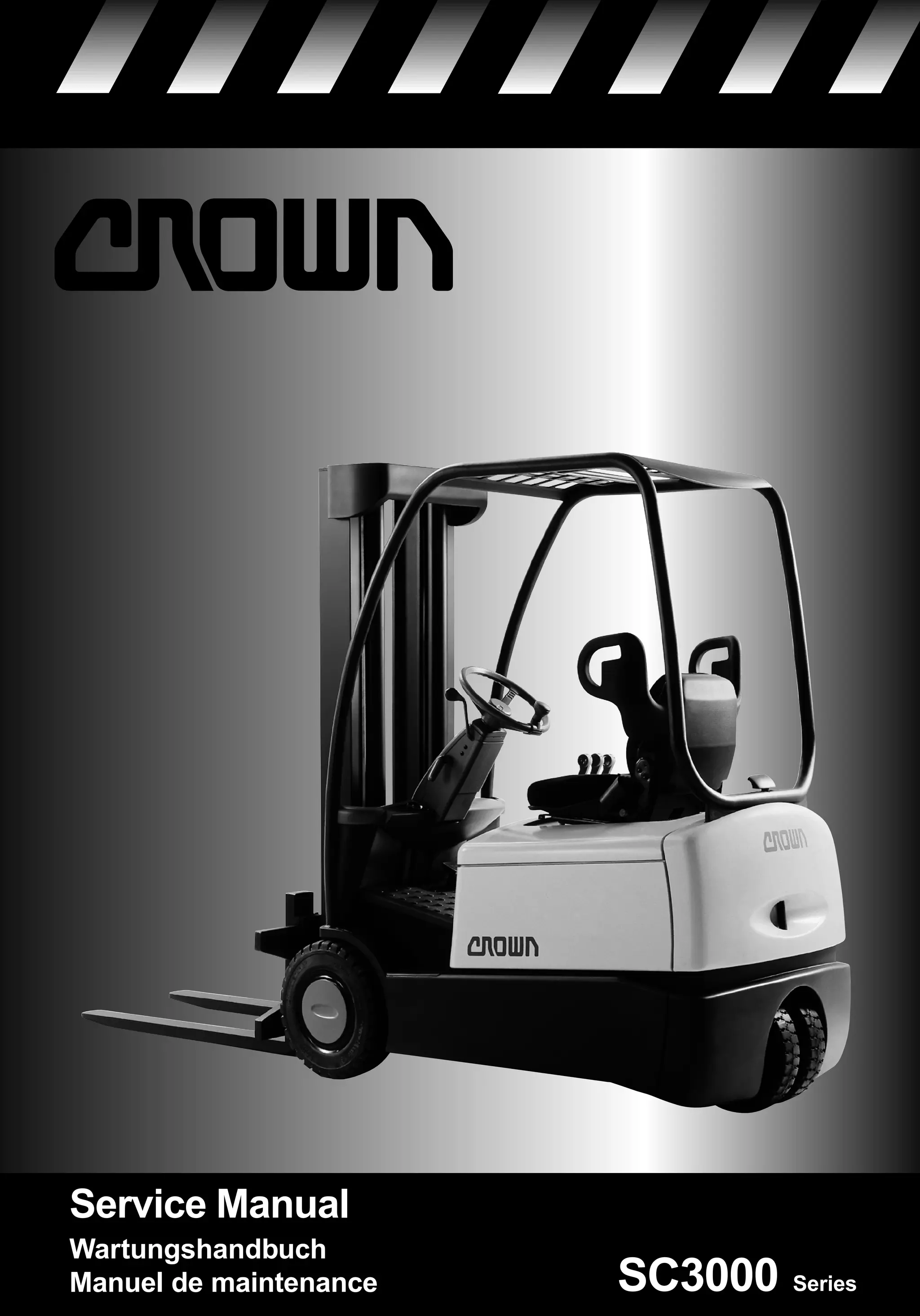 Crown sc3016 forklift service repair manual | PDF