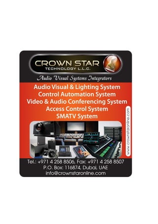 AUDIO VISUAL LIGHTING SOLUTIONS | PDF