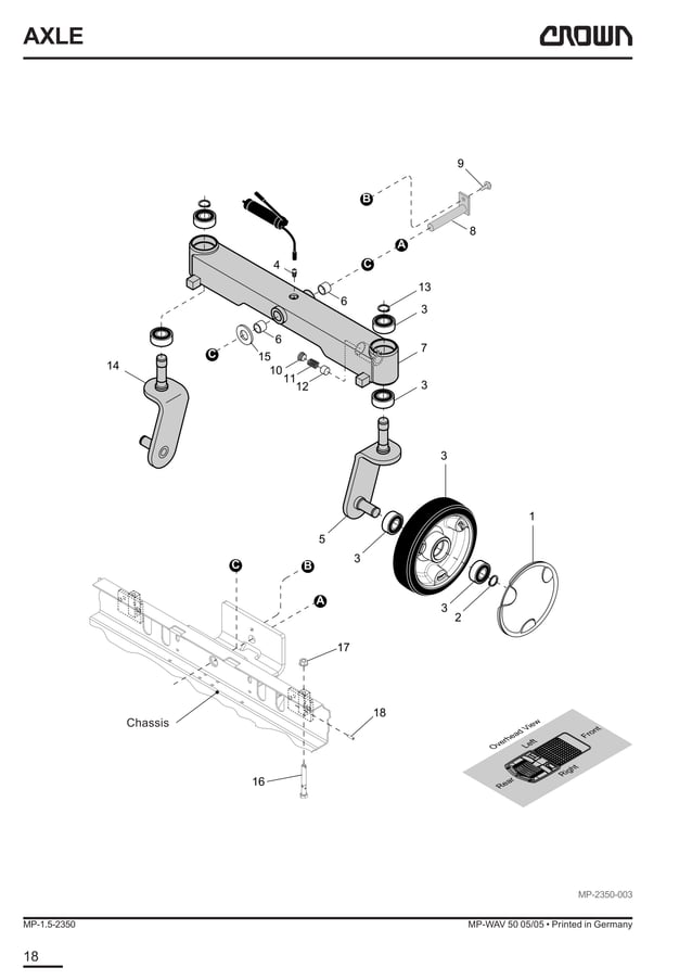 Crown wav50 work assit vehicle parts catalogue manual | PDF