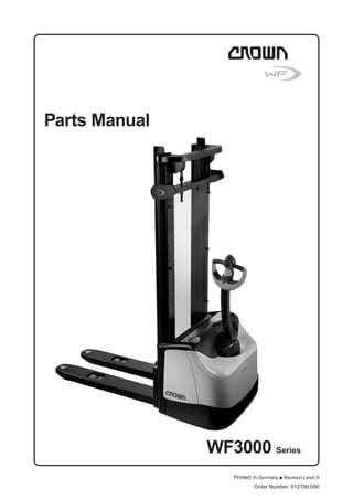 WF3000 Series
Order Number: 812706-006
Printed in Germany ● Revision Level A
Parts Manual
 