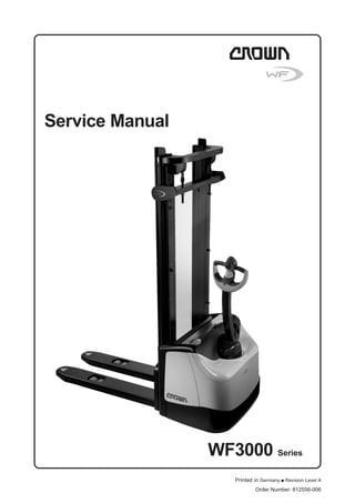 WF3000 Series
Order Number: 812556-006
Printed in Germany ● Revision Level A
Service Manual
 