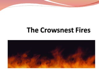 Crowsnest Fire