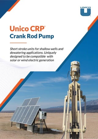 CRP-Crank Rod Pump | Unico