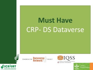 Data management, Analysis, and Sharing