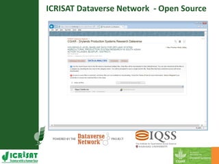 Data management, Analysis, and Sharing