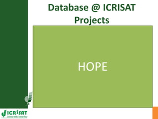 Data management, Analysis, and Sharing