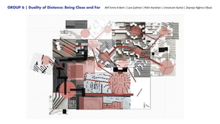 GROUP 6 | Duality of Distance: Being Close and Far APf Emre Erdem | Lara ÇeRnel | Pelin Karahan | Umutcem Kartal | Zeynep Yağmur Oksal
 