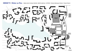 GROUP 9 | Water as Flux Abdurrahim Furkan Gürlük | Berfin Şahiner | Elif Mit | Hamza Ramazan Arslan | Sinem Demir
 
