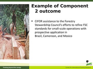 CGIAR Research Program 6 - An overview