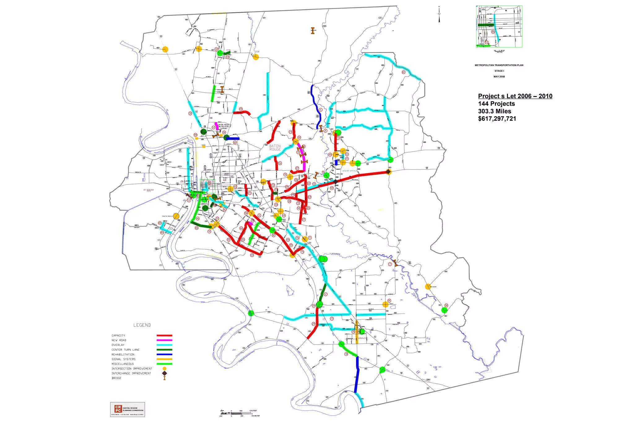 Project s Let 2006 – 2010 144 Projects 303.3 Miles $617,297,721 