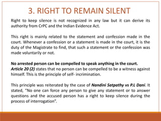 Crpc - Rights of an Arrested Person | PPTX