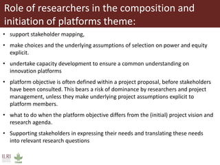 Deciphering the DNA of innovation platforms
