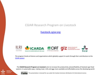 Enhancing quality of research 4 development: Initial ideas for design and implementation of the integrated core projects