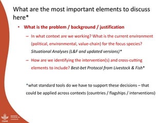 Enhancing quality of research 4 development: Initial ideas for design and implementation of the integrated core projects