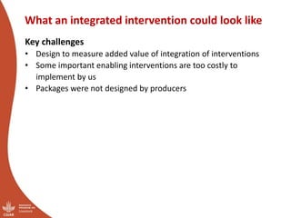Ethiopia small ruminant value chain initial ideas for integrated core project