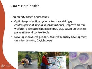 Livestock Health Flagship: Initial ideas for Integrated Core Project
