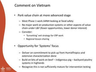 Planning the Priority Country Programs